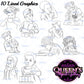 Action kids clipart, Kids in action clipart, Elementary students, Children clipart, Young Kids clipart, Kiddos clipart, Kids clipart