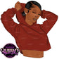 Teenager clipart, Teen girl clipart, Afro girl clipart, Black woman clipart, Black girl magic, Fashion girl clipart, Girl clipart, Teenager