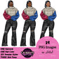 Denim girl clipart, Black girl magic, Fashion girl clipart, African American woman, Afro girl clipart, Girl boss, Winter Clipart, Boss lady