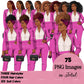 Afro woman in suit, Black girl magic, Boss lady, Lady boss clipart, Fashion girl clipart, Business woman clipart, Afro woman in suit, Curvy girl clipart, Executive woman, Boss girl
