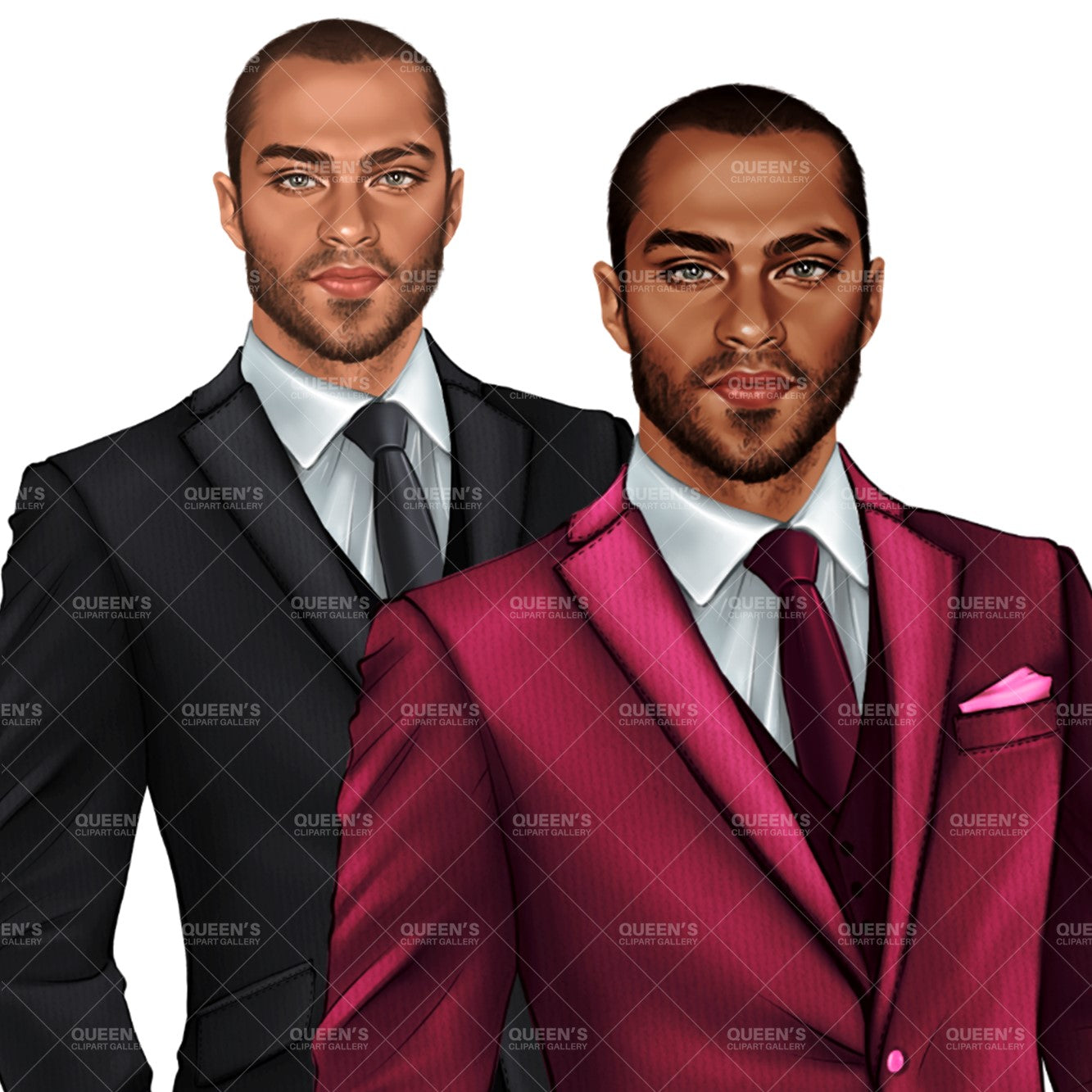 Man in Suit Clipart 
