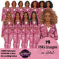 Denim Jeans Girl Clipart, Fashion Girl Clipart, Jeans Girl Clipart, Girl Boss Clipart, African American Woman in Jeans, Jeans Jacket Clipart, Boss Babe