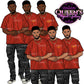 Man clipart, Handsome man clipart, Boyfriend clipart, Casual man clipart, Male clipart, African American man clipart, Black  man clipart