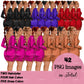 Back view, Red dress, Elegant woman, Fashion girl clipart, Fashion illustration clipart, Black girl magic, Woman in dress, Curvy woman png