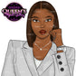 Boss Lady, Boss Woman Clipart, Fashion girl clipart, Girl boss clipart, Black girl, Afro girl clipart, Fashion girl clipart, African American woman