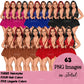 Lingerie Clipart, Fashion Laced Bras, Woman Girl Lace Sexy