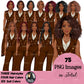 Boss lady, Business Lady, Lady boss clipart, Afro woman, Boss babe, Fashion girl clipart, Business woman clipart, Fashion illustration, Woman in suit