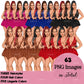 Lingerie Clipart, Fashion Laced Bras, Woman Girl Lace Sexy