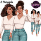 Denim jeans girl, Jeans girl clipart, Fashion girl clipart, Afro girl clipart, Lady boss, Denim girl, Fall girl clipart, Fashion illustration