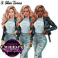 Curvy denim girl, Jeans girl clipart, Curvy girl, Fashion girl clipart, Girl boss clipart, Fashion woman, Woman in leather jacket, Curvy woman