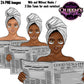 Spa day clipart, Relax at home, Fashion girl clipart, Cozy Clipart, Mindfulness clipart, African American clipart, Cozy girl clipart Calming