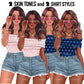 Summer girl clipart, Curvy denim girl, Short jeans girl clipart, Girl in shorts, Woman clipart, Fashion girl clipart, Girl boss, Fashion woman