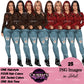Curvy denim girl, Jeans girl clipart, Curvy girl, Fashion girl clipart, Girl boss clipart, Fashion woman, Woman in leather jacket, Curvy