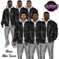 Man clipart, Handsome man clipart, Boyfriend clipart, Casual man clipart, Male clipart, African American man clipart, Black man clipart