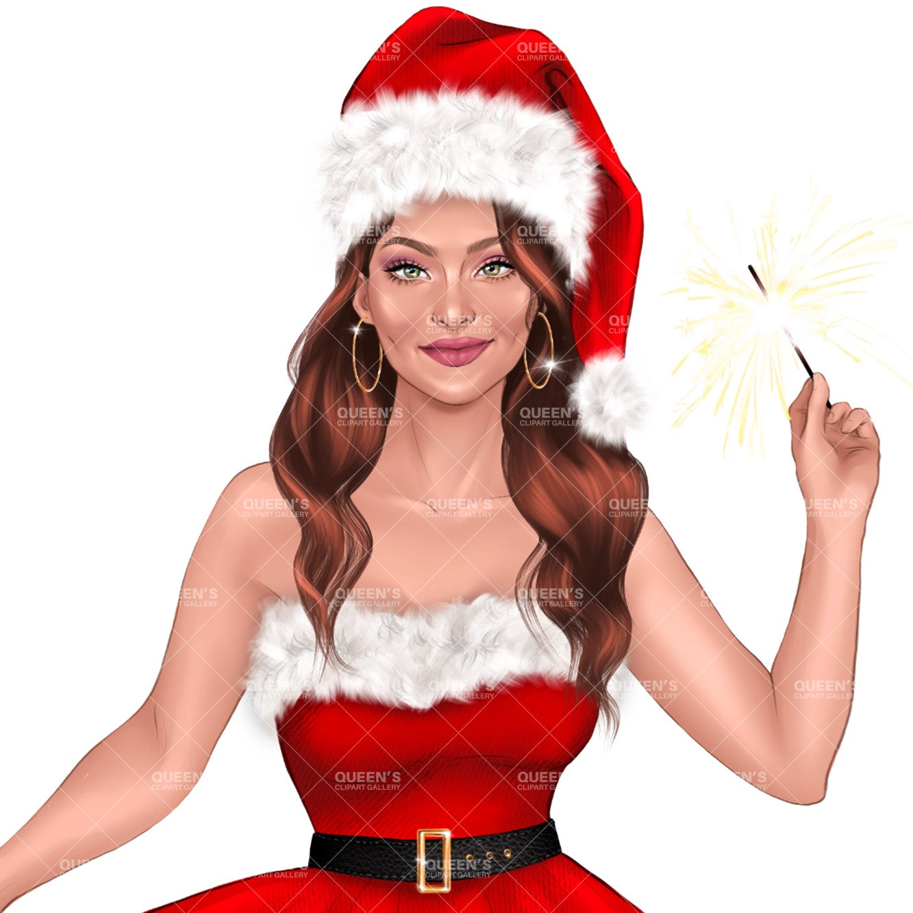 Costume santa claus girl hot sale