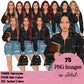 Afro Denim jeans girl, Jeans girl clipart, Afro Teenager clipart, Fashion girl clipart, Fashion illustration, Teen girl clipart, Denim Girl Clipart