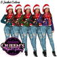 Christmas Girl Clipart, Woman in Santa Hat Clipart, Fashion Girl Clipart, Denim Jeans Girl Clipart, Winter Clipart, Girl Boss Clipart, Curvy