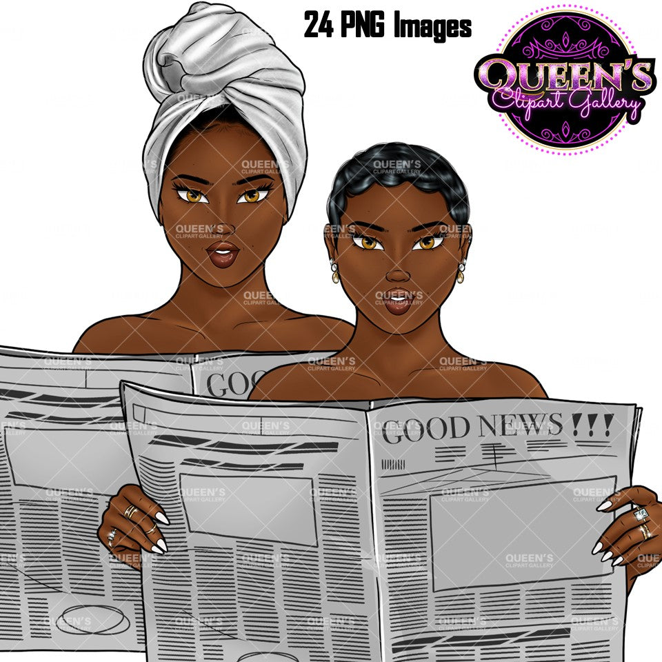 Spa day clipart, Relax at home, Fashion girl clipart, Cozy Clipart, Mindfulness clipart, African American clipart, Cozy girl clipart Calming