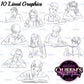 Middle School Students, Teenagers Clipart, Teen Clipart, Adolescents, Kids Clipart, Students Reading and Writing Clipart, Clipart Teens, Kids