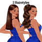 Summer girl clipart, Curvy girl, Jeans girl clipart, Girl in shorts, Woman clipart, Fashion girl clipart, Girl boss, Fashion woman