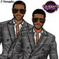 Man clipart, Handsome man clipart, Boyfriend clipart, Casual man clipart, Business man, African American man clipart, Black man clipart