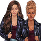 Denim jeans girl, Fashion girl clipart, Woman in leather Jacket, Afro girl clipart,  Curvy girl, Fashion illustration, Curvy denim girl