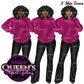 Black History Month Clipart, Denim girl clipart, Black girl magic, Fashion girl clipart, African American woman, Afro girl clipart, Woman Clipart, Girl boss