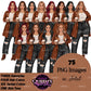Coffee Girl Clipart, Denim Jeans Girl, Jeans Girl, Afro Girl Clipart, Fashion Girl Clipart, Jeans Girl Clipart, African American Clipart