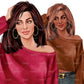 Denim girl clipart, Denim jeans girl, Fashion clipart, Fashion girl clipart, Curvy girl clipart, Afro clipart, Woman holding purse clipart