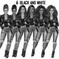 Denim jeans girl, Fashion girl clipart, Woman in leather Jacket, Afro girl clipart,  Curvy girl, Fashion illustration, Curvy denim girl