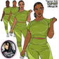 Black girl PNG, Afro girl clipart, Workout, Summer body, Black woman clipart, Black girl magic, Curvy girl clipart,  African American woman