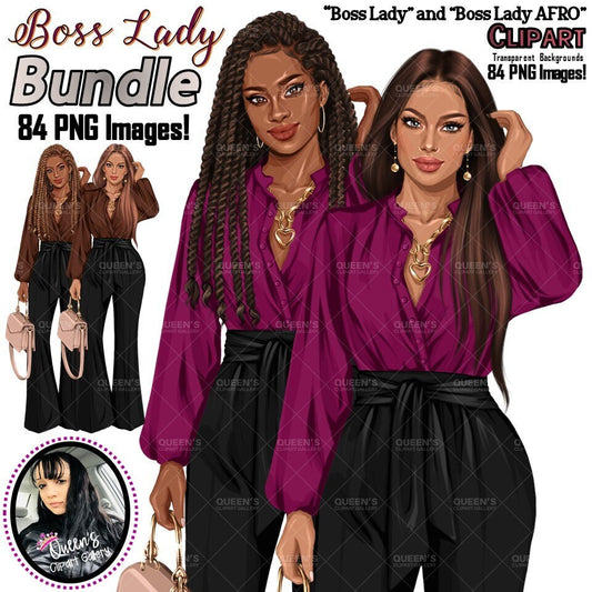Black girl magic PNG, Afro girl clipart, Fashion girl clipart, Black woman clipart, Boss lady, Curvy girl clipart, African American woman