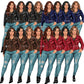 Curvy Denim Girls, Jeans Girl Clipart, Curvy girl clipart, Afro Woman clipart, Fashion girl clipart, Black girl magic, African American girl