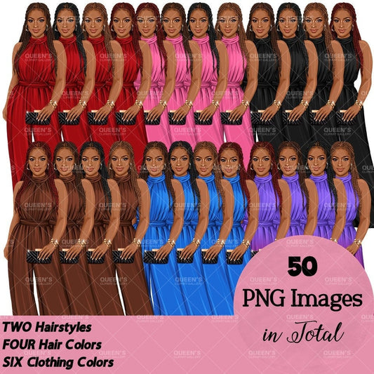 Black girl magic PNG, Afro girl clipart, Fashion girl clipart, Black woman clipart, Boss lady, Curvy girl clipart, African American woman