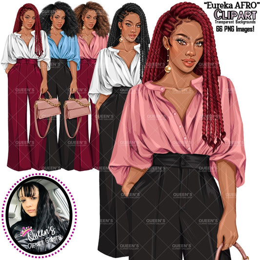 Black girl PNG, Afro girl clipart, Fashion girl clipart, Black woman clipart, Black girl magic, Curvy girl clipart, African American woman