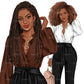 Black girl magic PNG, Afro girl clipart, Fashion girl clipart, Black woman clipart, Boss lady, Curvy girl clipart,  African American woman