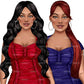 Fashion Woman Clipart PNG | Elegant Woman Clipart | Stylish Girl PNG | Fashion Illustration | Dress Clipart