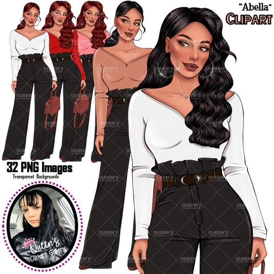 White woman clipart, illustration girl clipart, Girl clipart, fashion clipart, Fashion girl clipart, Girl boss clipart, White girl png, Fashion illustration clipart, Curvy girl, Woman in suit, Business woman