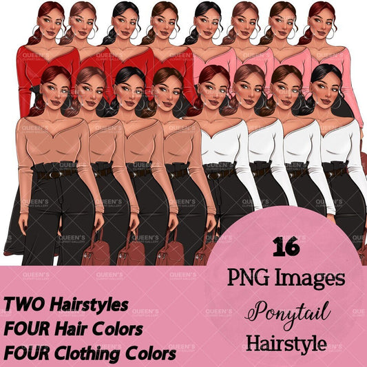 White woman clipart, illustration girl clipart, Girl clipart, fashion clipart, Fashion girl clipart, Girl boss clipart, White girl png, Fashion illustration clipart, Curvy girl, Woman in suit, Business woman