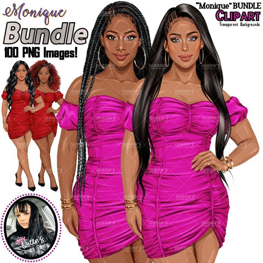 Elegant woman, Woman in dress, Black girl magic, Afro girl clipart, Fashion girl clipart, Black woman clipart, Boss lady, Curvy girl clipart