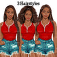 Summer girl clipart, Curvy denim girl, Jeans girl clipart, Girl in shorts, Afro girl clipart, Fashion girl clipart, Girl boss, Fashion woman